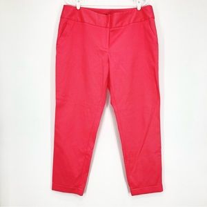 Worthington Women’s Modern fit Slim Pants Stretch Coral High 10.5 in Size 7